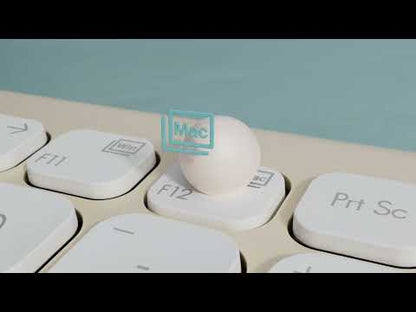 מקלדת אלחוטית ASUS KW100 Bluetooth Copilot  אנגלית- עברית