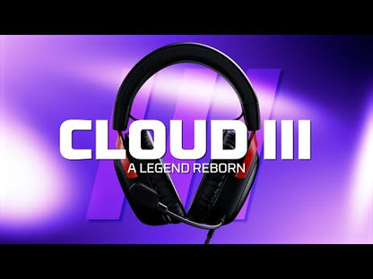 אוזניות גיימינג חוטיות  HyperX Cloud III