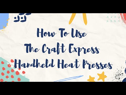 מכבש חום 12"*10" Craft Express-Handheld Heat Press