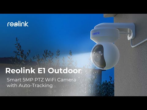 מצלמת אבטחה חיצונית Reolink E1 Outdoor Smart 5MP Ptz Wi-Fi