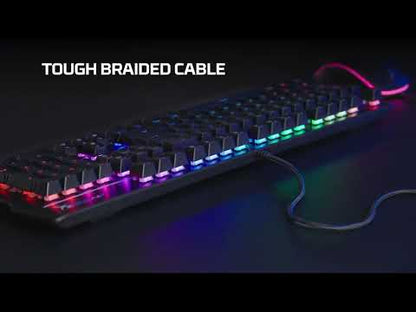   מקלדת גיימינג מכנית  HyperX Alloy MKW100 Red
