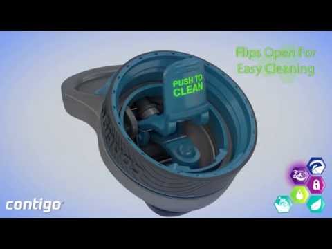 בקבוק שתייה 720מ"ל Contigo Autoseal Cortland תכלת