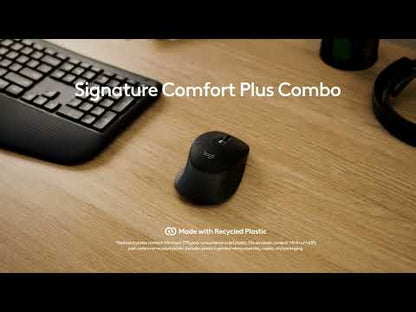 סט מקלדת ועכבר אלחוטיים Signature Comfort Plus MK880 מבית Logitech