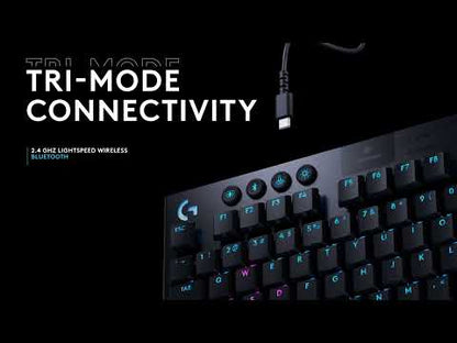 מקלדת גיימינג מכנית אלחוטית Logitech G915 X TKL LightSpeed