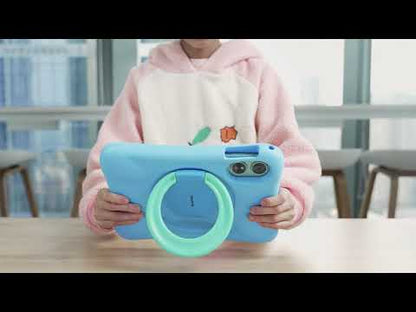 טאבלט לילדים אפור עם כיסוי תכלת - OUKITEL OT6 Kids