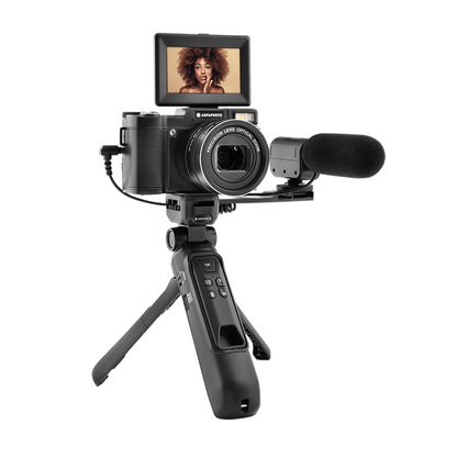 מצלמת וולוגים AGFA Vlogging Camera Realishot VLG4K-OPT 5X