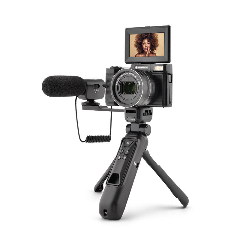 מצלמת וולוגים AGFA Vlogging Camera Realishot VLG4K-OPT 5X