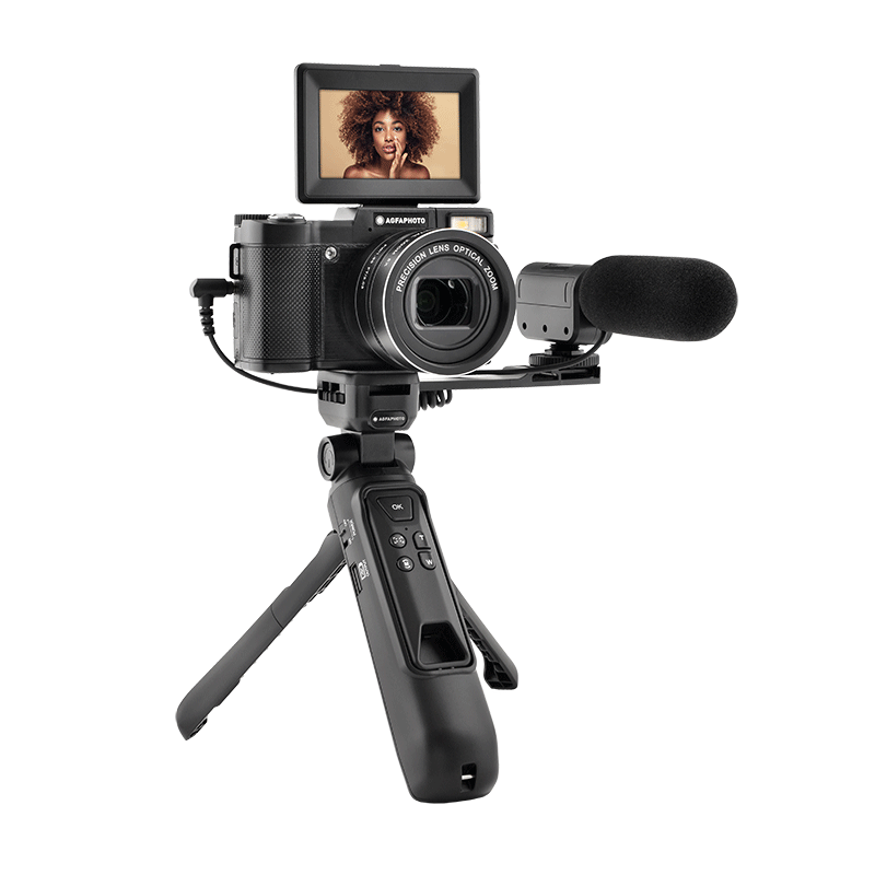 מצלמת וולוגים AGFA Vlogging Camera Realishot VLG4K-OPT 5X