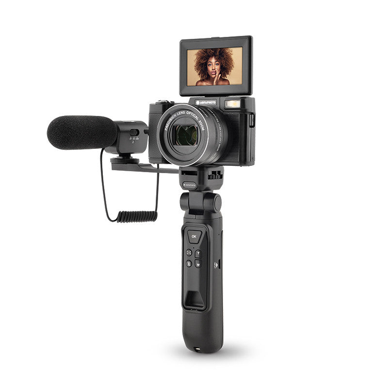 מצלמת וולוגים AGFA Vlogging Camera Realishot VLG4K-OPT 5X