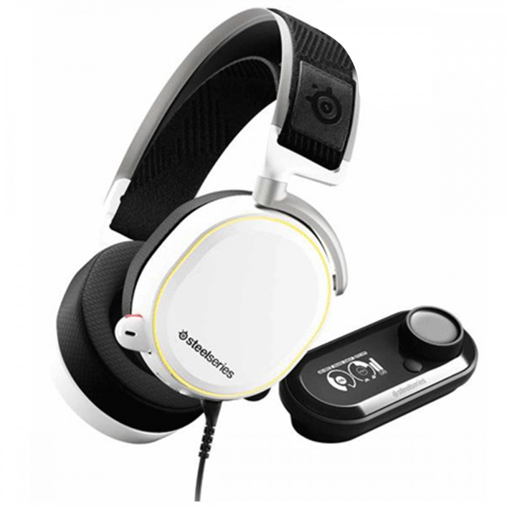 אוזניית גיימינג SteelSeries Arctis Pro + GameDAC לבן