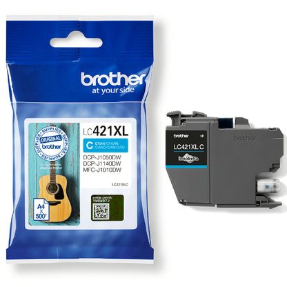 ראש דיו כחול Brother LC421XL